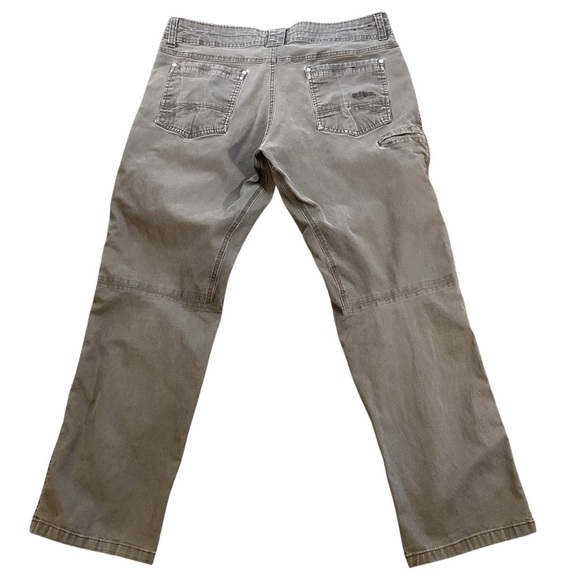 Kuhl Men’s Kanvus Jeans Grey Color Style 5114 36x29 Outdoor Work Patina Dye - Picture 8 of 13
